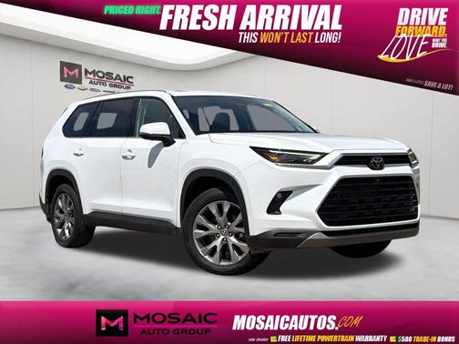 White 2024 Toyota Grand Highlander Limited