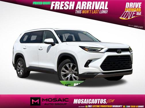White 2024 Toyota Grand Highlander Limited