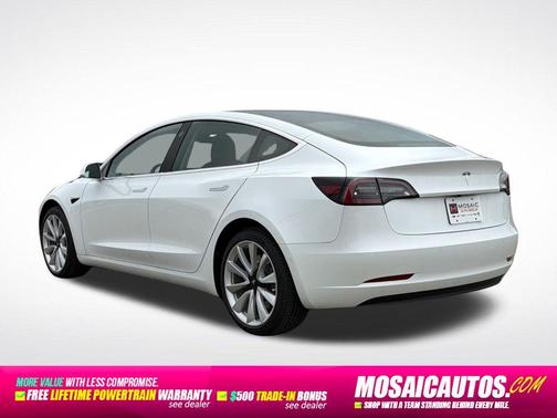 Pearl White Multi-Coat 2019 Tesla Model 3 Standard Range Plus