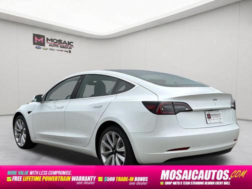 Pearl White Multi-Coat 2019 Tesla Model 3 Standard Range Plus