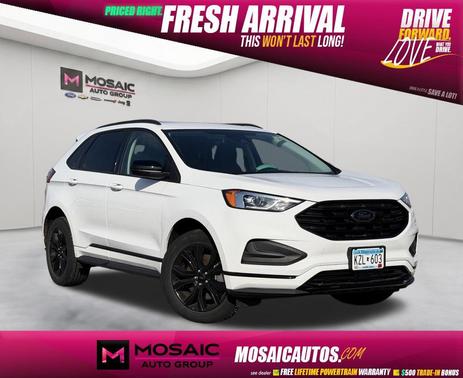 Oxford White 2023 Ford Edge SE