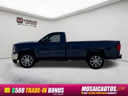Deep Ocean Blue Metallic 2017 Chevrolet Silverado 1500 WT