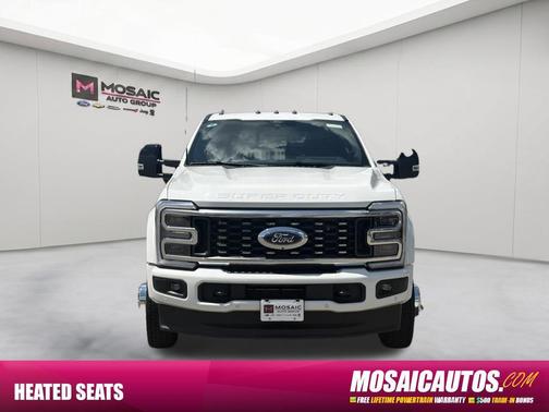 Star White Metallic Tri-Coat 2026 Ford F-450 Platinum