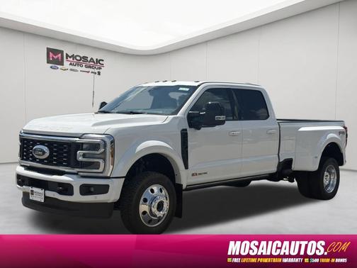 Star White Metallic Tri-Coat 2026 Ford F-450 Platinum