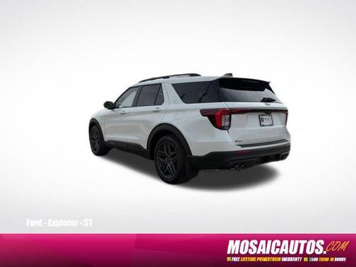 Star White Metallic Tri-Coat 2026 Ford Explorer ST