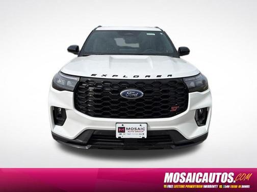 Star White Metallic Tri-Coat 2026 Ford Explorer ST