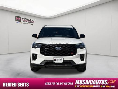 Star White Metallic Tri-Coat 2026 Ford Explorer ST