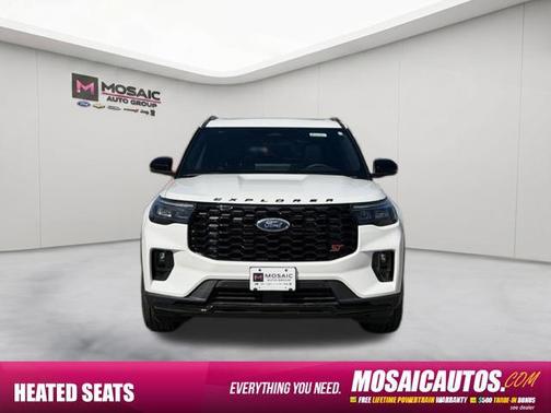Star White Metallic Tri-Coat 2026 Ford Explorer ST