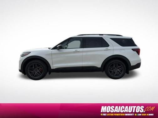 Star White Metallic Tri-Coat 2026 Ford Explorer ST