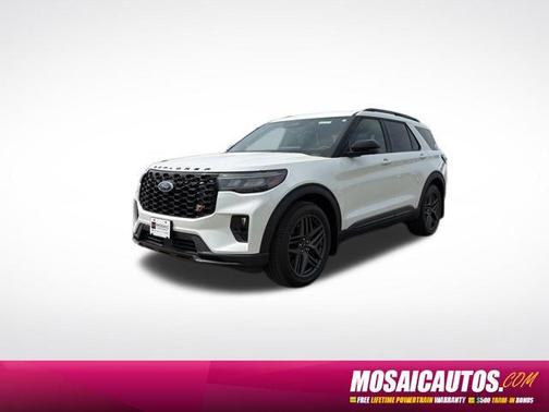 Star White Metallic Tri-Coat 2026 Ford Explorer ST