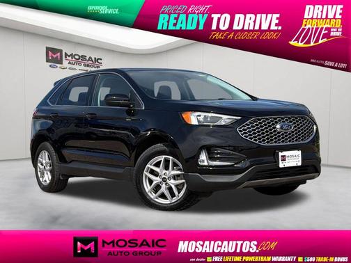 Agate Black Metallic 2024 Ford Edge SEL