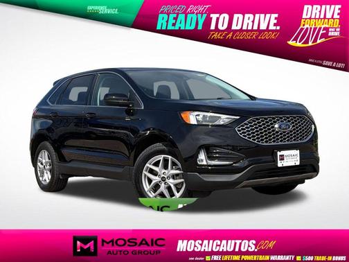 Agate Black Metallic 2024 Ford Edge SEL
