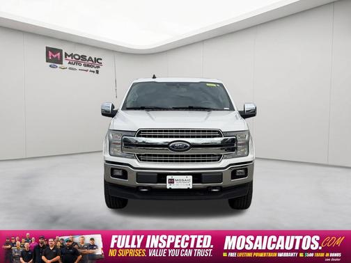 White Platinum Metallic Tri-Coat 2019 Ford F-150 Lariat