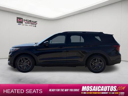 Agate Black Metallic 2026 Ford Explorer ST