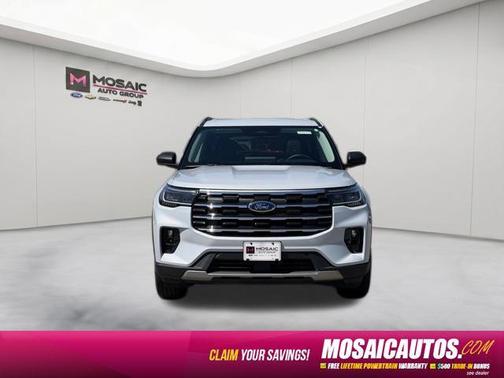 Space White Metallic 2026 Ford Explorer Active