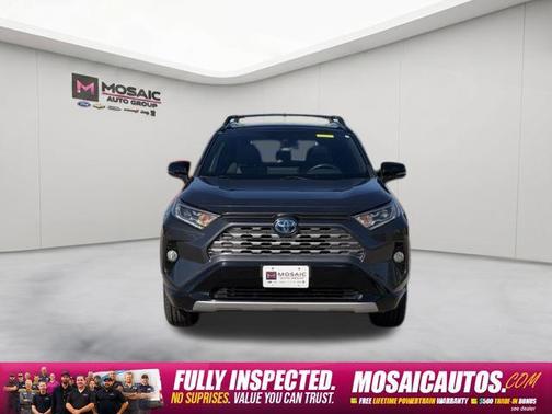 Magnetic Gray Metallic w/Black Roof 2019 Toyota RAV4 Hybrid SE
