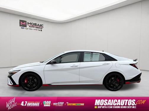 Atlas White 2025 Hyundai ELANTRA N Base