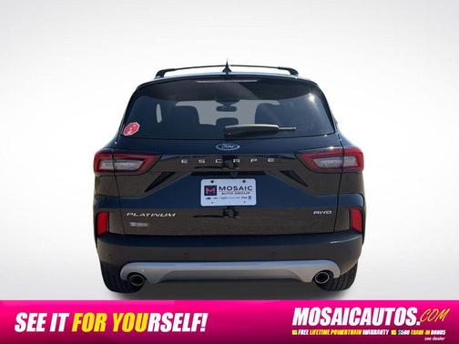 Agate Black Metallic 2023 Ford Escape Platinum