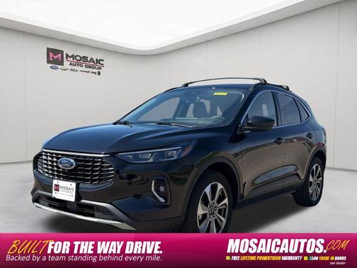 Agate Black Metallic 2023 Ford Escape Platinum