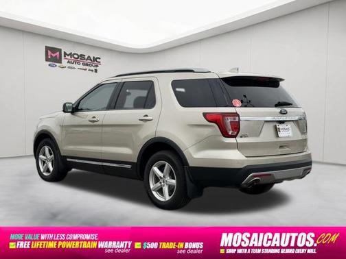 White Gold Metallic 2017 Ford Explorer XLT