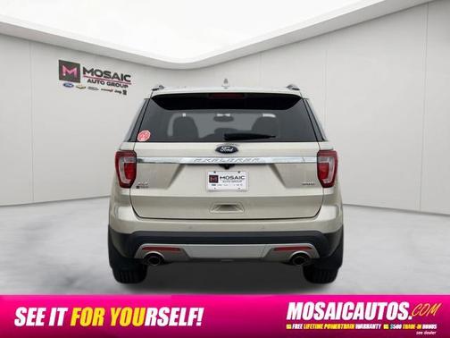 White Gold Metallic 2017 Ford Explorer XLT