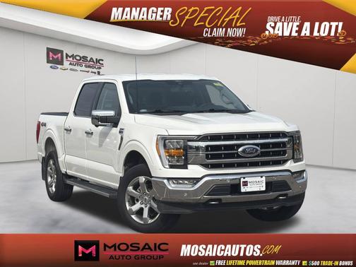 Star White Metallic Tri-Coat 2021 Ford F-150 Lariat
