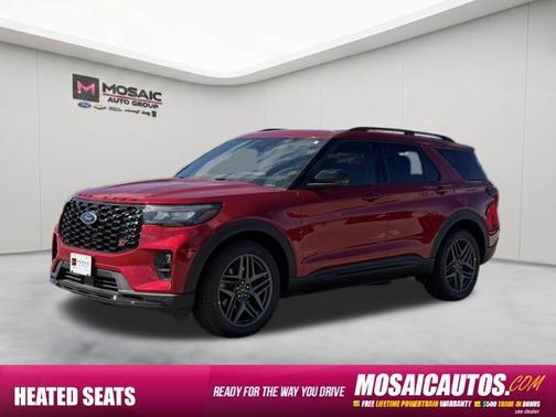 Rapid Red Metallic Tinted Clearcoat 2026 Ford Explorer ST