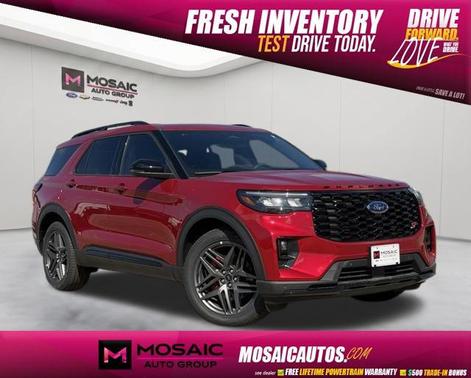 Rapid Red Metallic Tinted Clearcoat 2026 Ford Explorer ST