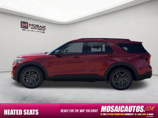 Rapid Red Metallic Tinted Clearcoat 2026 Ford Explorer ST