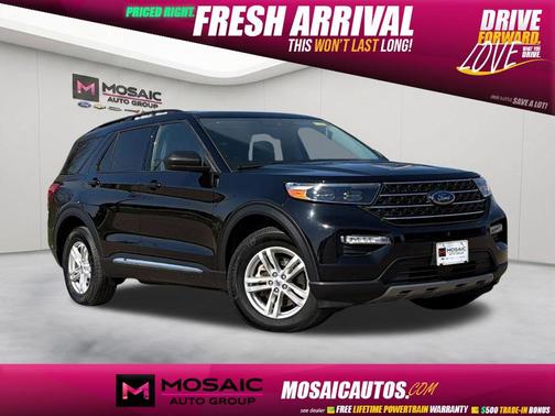 Agate Black Metallic 2023 Ford Explorer XLT
