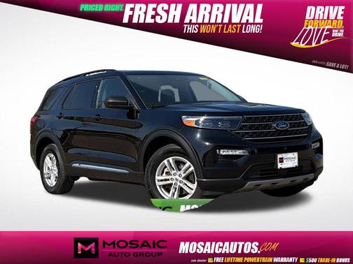 Agate Black Metallic 2023 Ford Explorer XLT