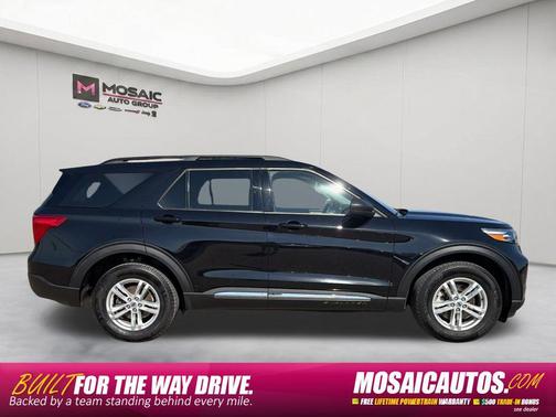 Agate Black Metallic 2023 Ford Explorer XLT
