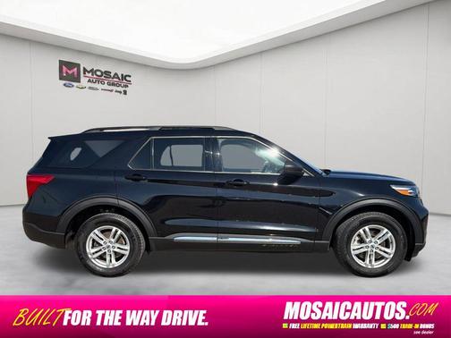 Agate Black Metallic 2023 Ford Explorer XLT