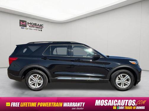 Agate Black Metallic 2023 Ford Explorer XLT