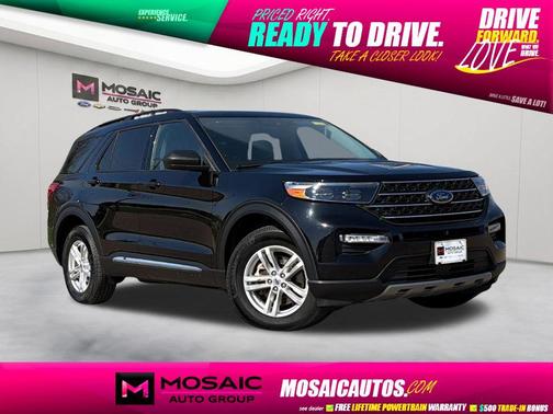 Agate Black Metallic 2023 Ford Explorer XLT