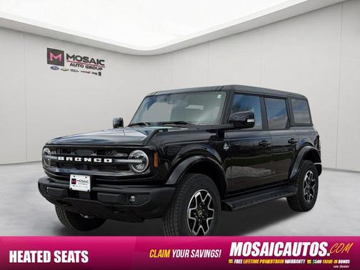 Shadow Black 2025 Ford Bronco Outer Banks