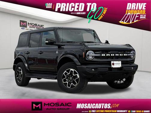 Shadow Black 2025 Ford Bronco Outer Banks