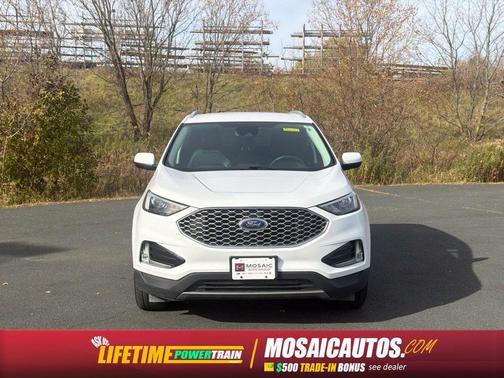 Oxford White 2024 Ford Edge SEL