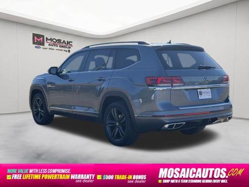 Pyrite Silver Metallic 2021 Volkswagen Atlas 3.6L SE w/Technology