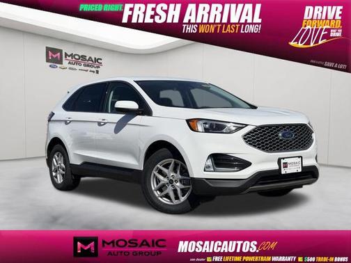 Oxford White 2023 Ford Edge SEL