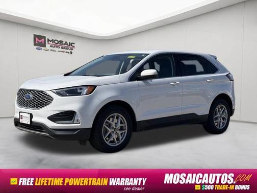 Oxford White 2023 Ford Edge SEL