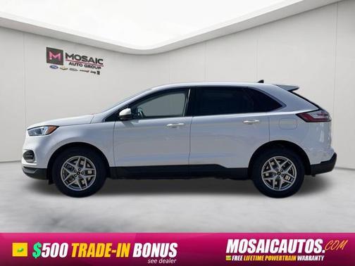 Oxford White 2023 Ford Edge SEL