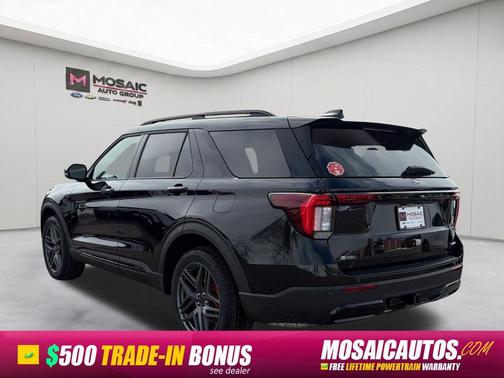 Agate Black Metallic 2026 Ford Explorer ST-Line