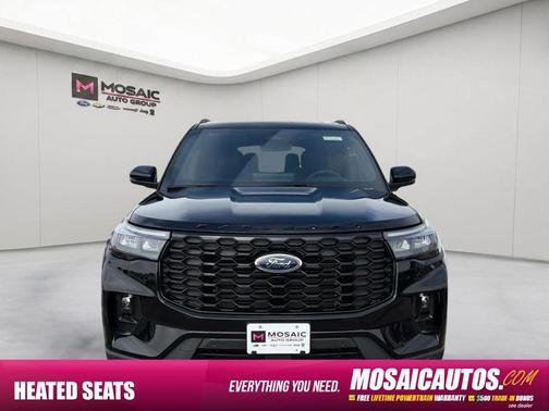Agate Black Metallic 2026 Ford Explorer ST-Line