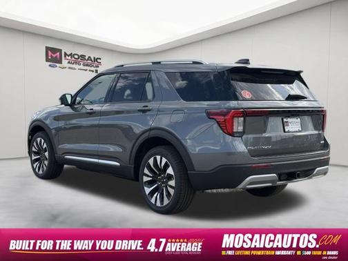 Carbonized Gray Metallic 2026 Ford Explorer Platinum