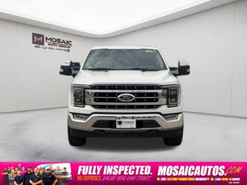 Star White Metallic Tri-Coat 2021 Ford F-150 Lariat