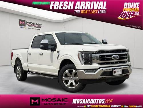 Star White Metallic Tri-Coat 2021 Ford F-150 Lariat