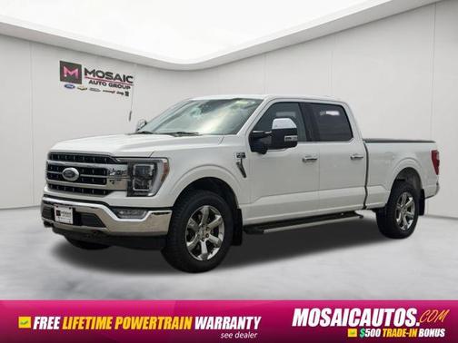 Star White Metallic Tri-Coat 2021 Ford F-150 Lariat