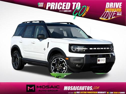 Oxford White 2025 Ford Bronco Sport Outer Banks
