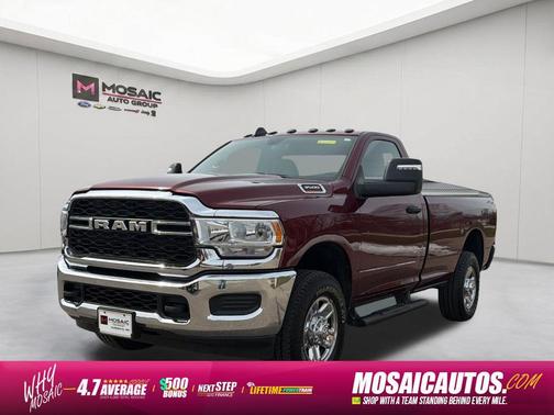 Delmonico Red Pearlcoat 2024 RAM 3500 Tradesman Regular Cab 4x4 8' Box